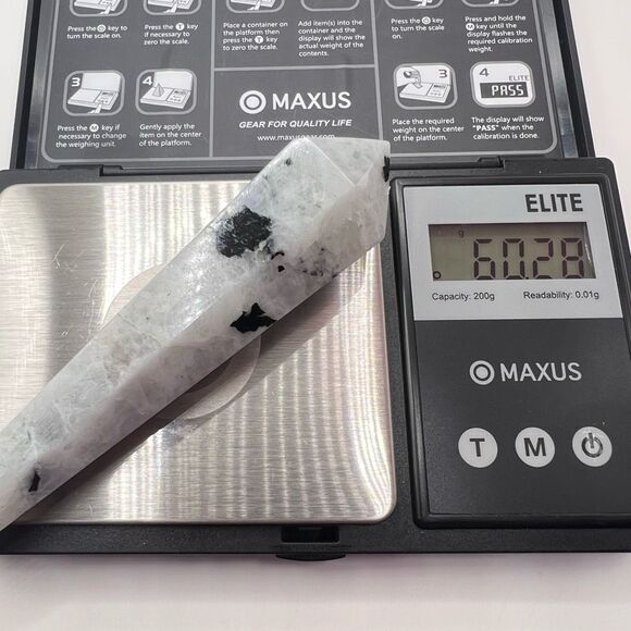Moonstone Crystal Meditation Wand (4) - Picture 11 of 11